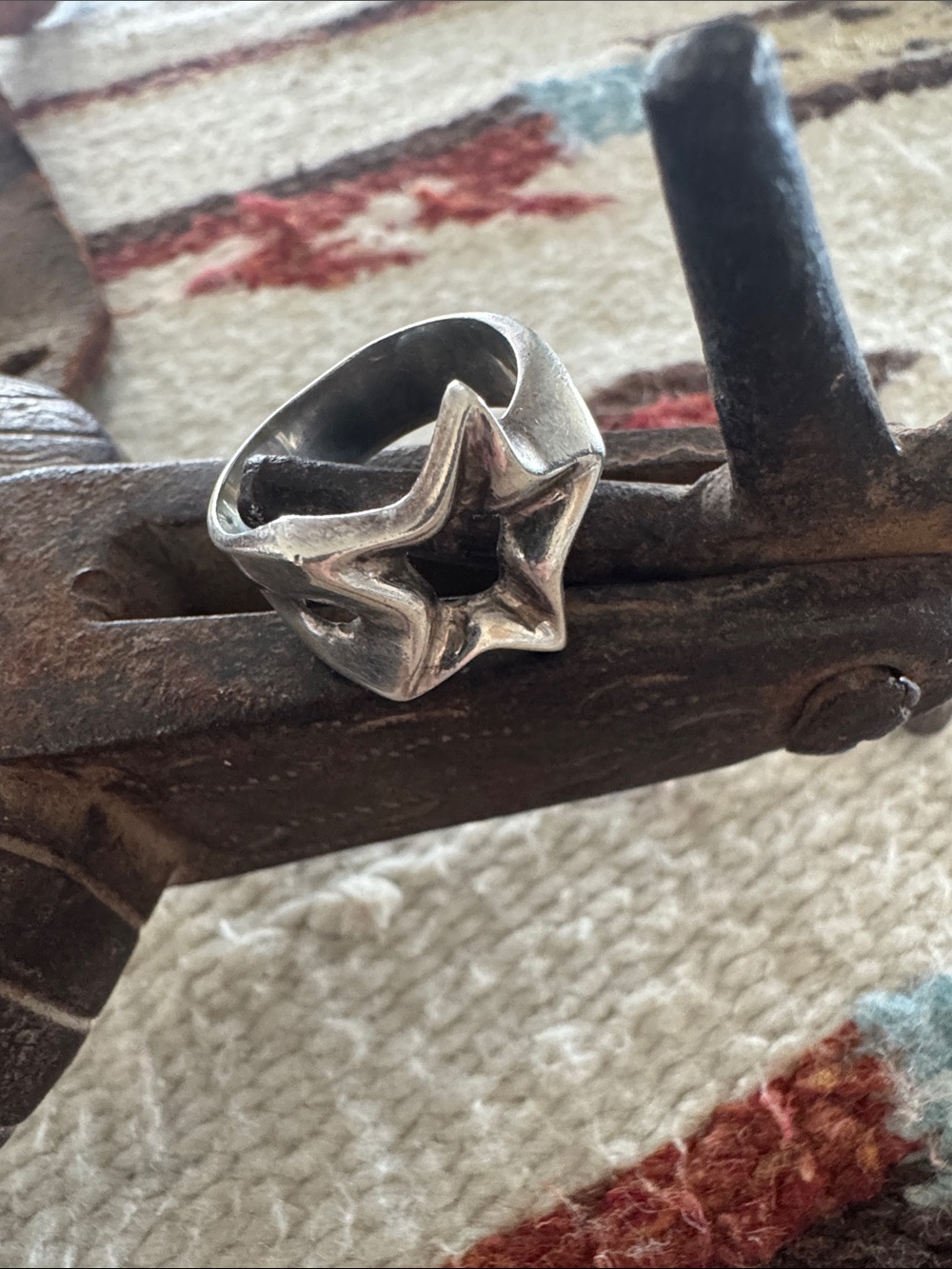 Women's Sterling Star Cutout Ring